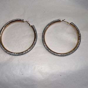 HUGE hoop earrings